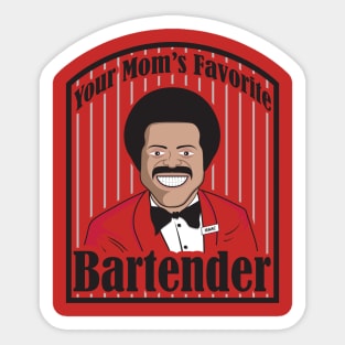 Your Mom's Favorite Bartender Sticker